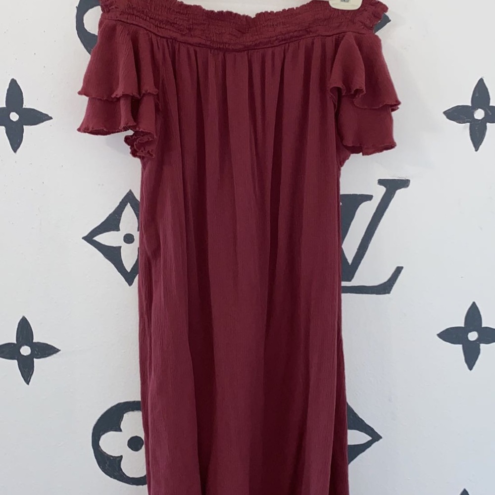 magenta dress
